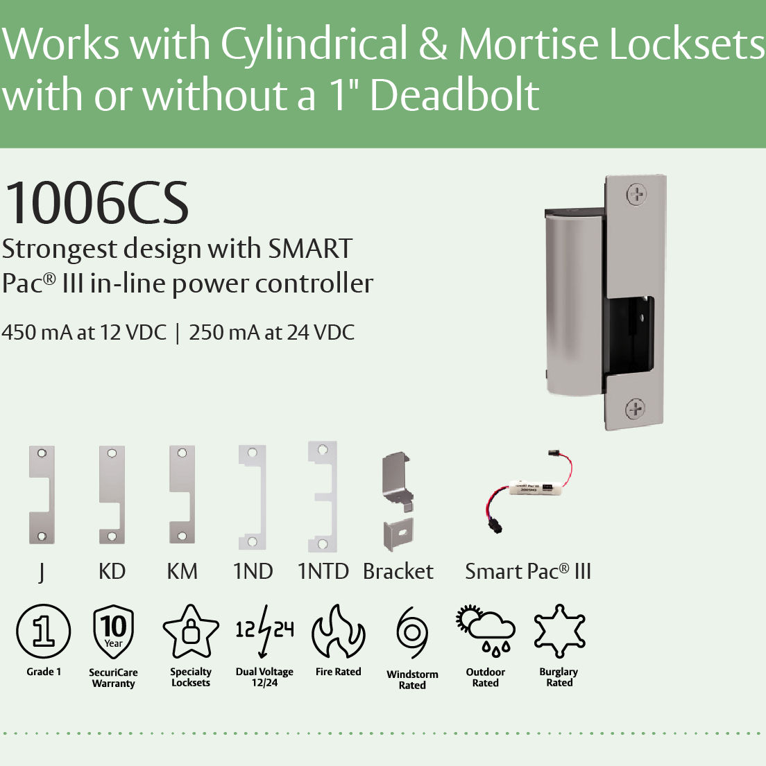 HES Electric Strikes ASSA ABLOY DSS