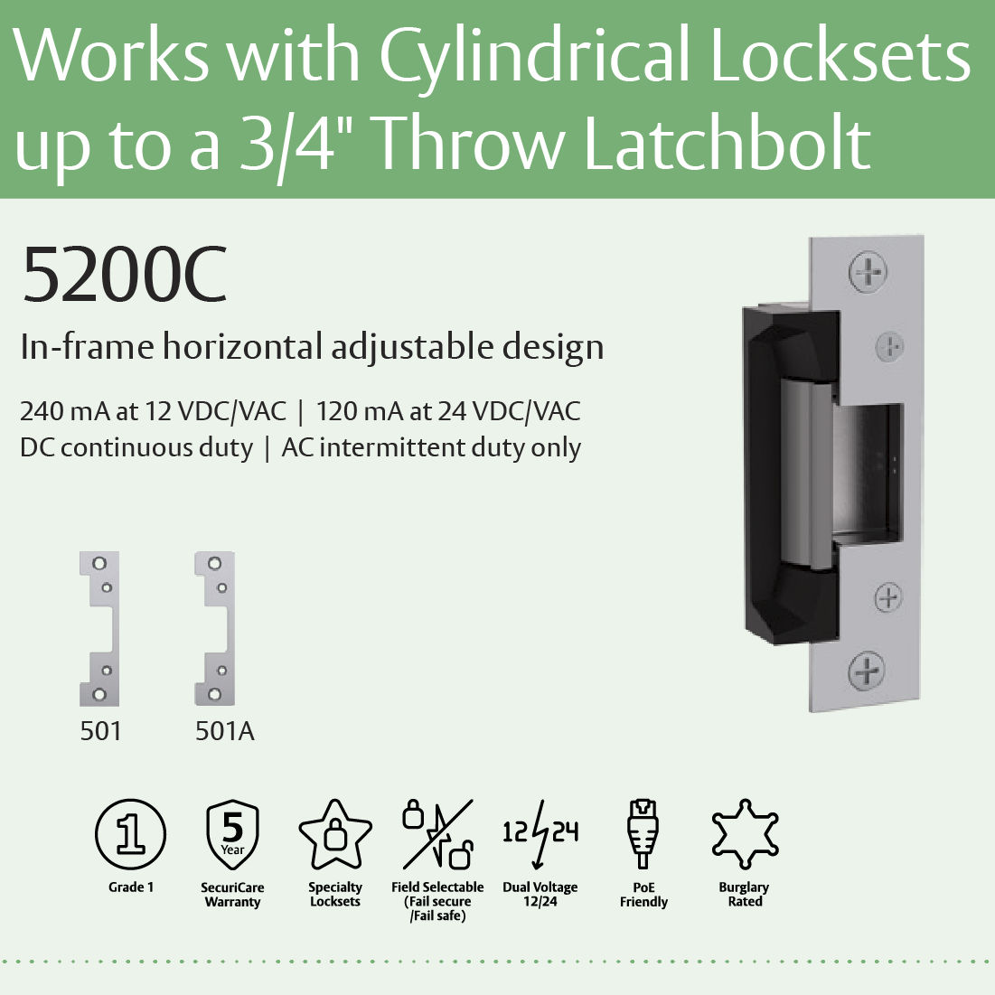 HES Electric Strikes | ASSA ABLOY DSS